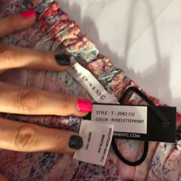 Tangerine NYC Artisanal Bohemian Blouse - Picture 8 of 8